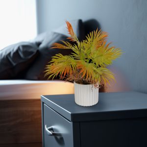Planta artificiala palmier decorativ 22 cm