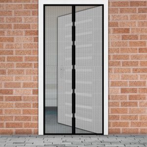 Plasa tantari usa magnetica 100x210 cm neagra