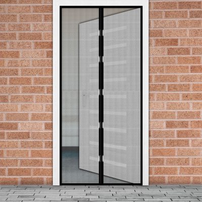 Plasa tantari usa magnetica 100x210 cm neagra