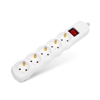 Prelungitor 5 prize Schuko fara cablu