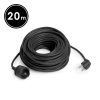 Prelungitor electric 20m negru Prelungitor electric 20m negru