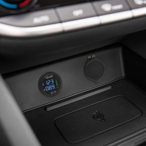 Priza USB auto 12V 24V cu voltmetru