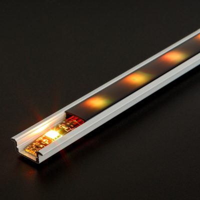 Profil aluminiu LED incastrat alb 2 m