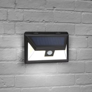 Proiector solar LED COB 3 senzori miscare 300lm IP65 1200mAh iluminat exterior
