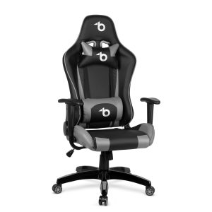 Scaun gaming ergonomic cu perne lombare si tetiera