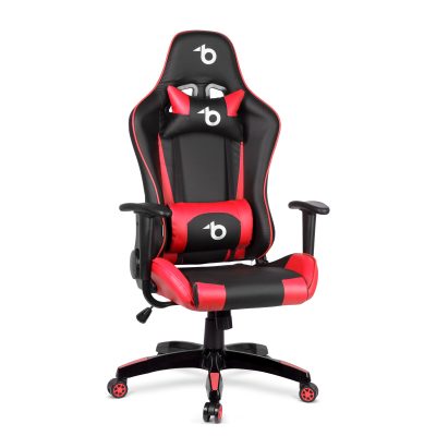 Scaun gaming ergonomic cu perne lombare si tetiera