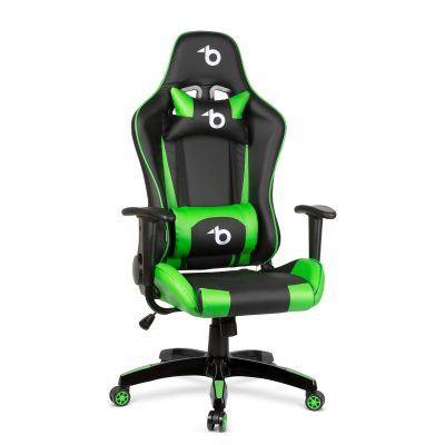 Scaun gaming ergonomic cu perne lombare si tetiera