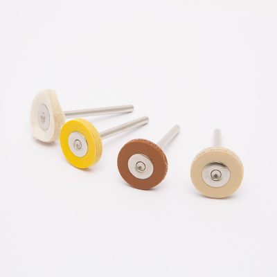 Set 4 Capete pentru Lustruire cu Ax 3.1 mm pentru Mini Polizor sau Freza