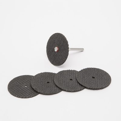 Set 5 Discuri de Taiere Armate cu Fibra de Sticla cu Ax 3.1 mm pentru Mini Polizor sau Freza