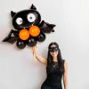 Set baloane Halloween liliac folie si latex