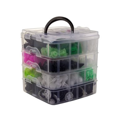 Set clipsuri auto 475 piese cu unelte fixare tapiterie universal organizator Set clipsuri auto 475 piese cu unelte fixare tapiterie universal organizator