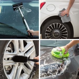 Set curatare auto microfibra