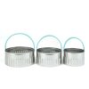 Set forme biscuiti Baker's Secret inox 3 piese