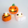 Set lumini LED Halloween 3 piese dovleac si fantoma