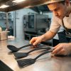 lingura si spatule rezistente la caldura pentru tigai antiaderente