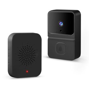 Sonerie video smart WiFi HD cu baterie Tuya comunicare bidirectionala night vision notificari