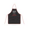 Sort copii negru cu rosu 44x60 cm buzunar mare protectie haine BBQ