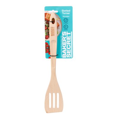 Spatula bucatarie lemn fag cu fante Baker’s Secret 33cm