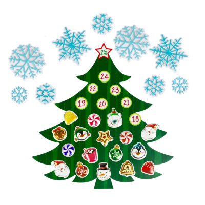 Sticker perete Craciun calendar Advent 3D