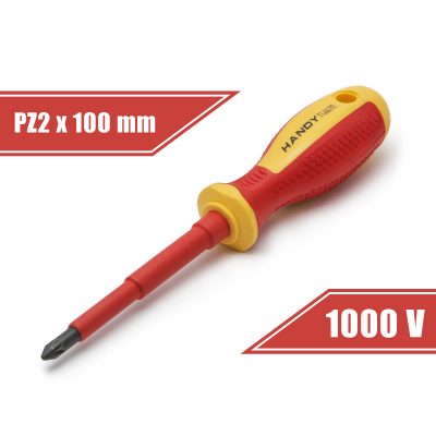 Surubelnita PZ2 izolata 1000V varf magnetic tija 100 mm