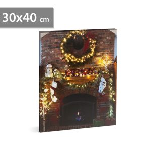 Tablou LED Craciun 40 x 30 cm