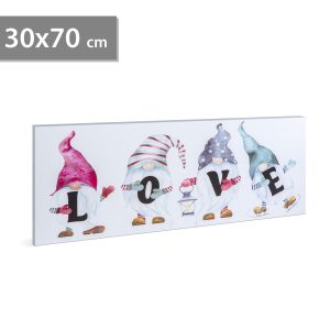 Tablou LED LOVE 70 x 30 cm