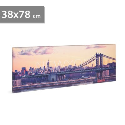 Tablou LED New York 78 x 38 cm