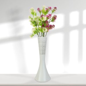 Vaza decorativa alba 40 cm