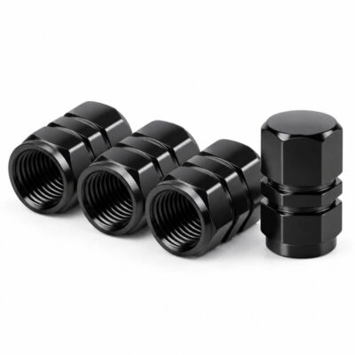 Set 4 Capace Hexagonale Decorative pentru Valva Auto Set 4 Capace Hexagonale Decorative pentru Valva Auto